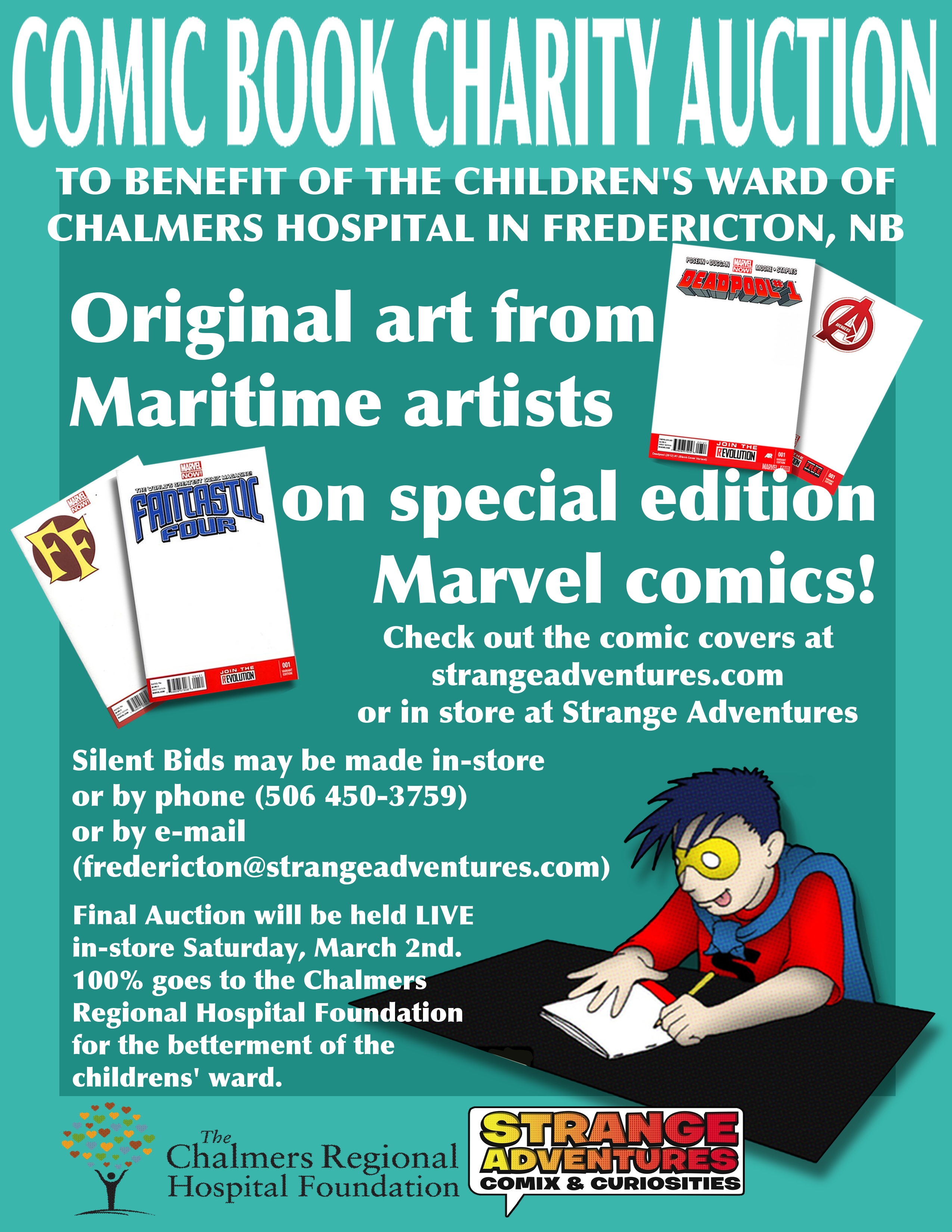 Charity Comic Boob Auction by Strange Adventures
